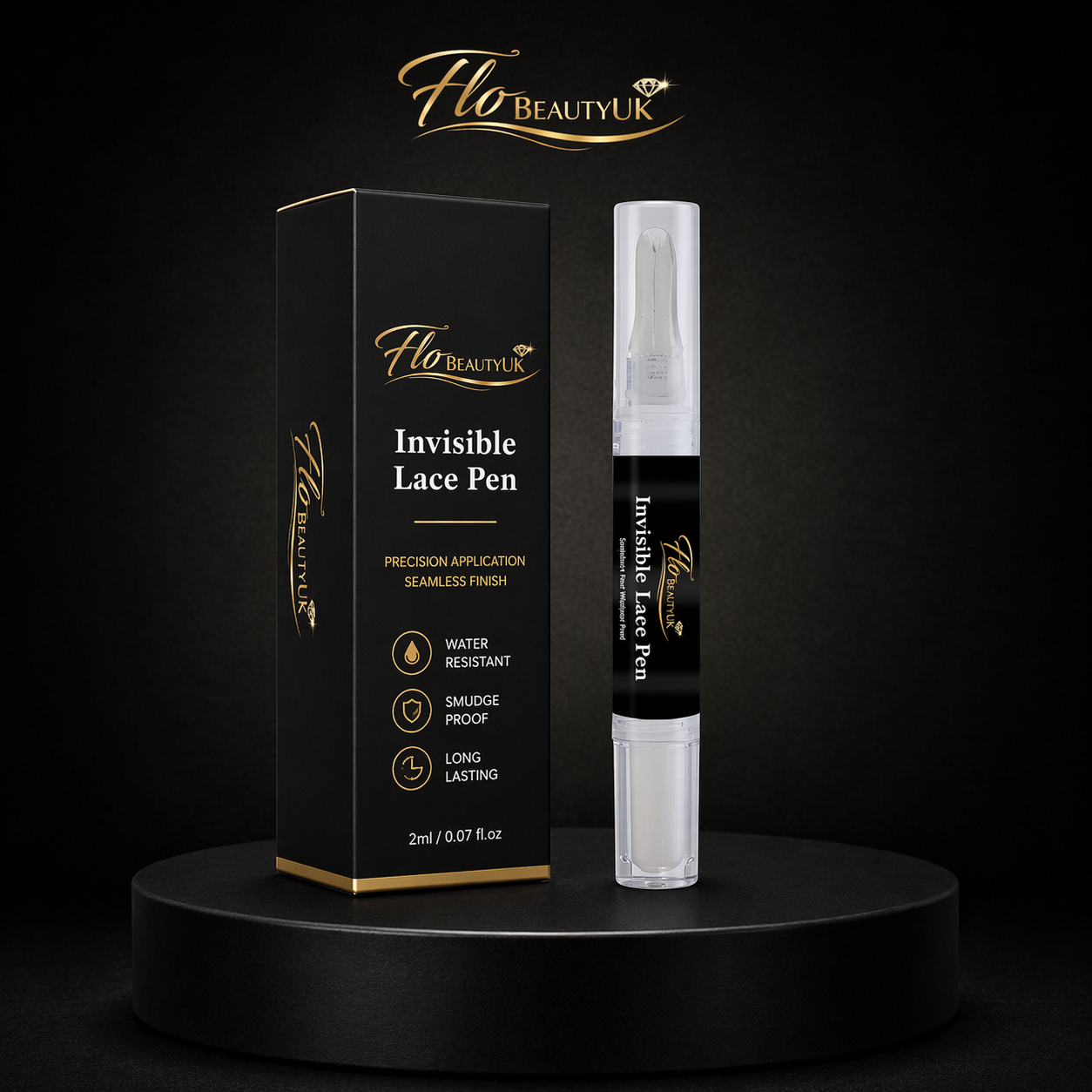 FloBeautyUK Stylo Invisible pour Perruques et Dentelles (Tenue Précise)