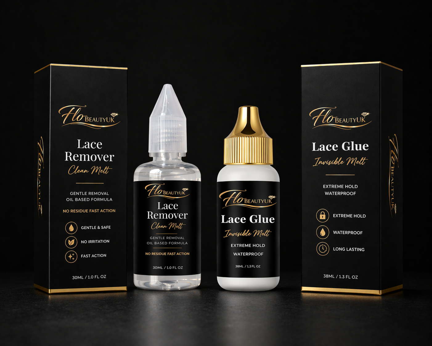 FloBeautyUK Lace Glue & Remover Extreme Hold Duo